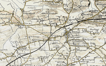 Old map of Western Bank in 1901-1904