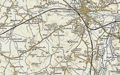 Old map of Western Downs in 1902