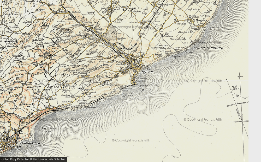Old Map of Western Heights, 1898-1899 in 1898-1899
