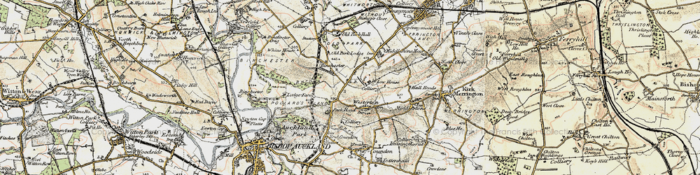 Old map of Westerton in 1903-1904