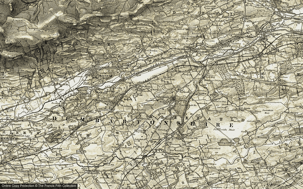 Old Map of Westerwood, 1904-1907 in 1904-1907