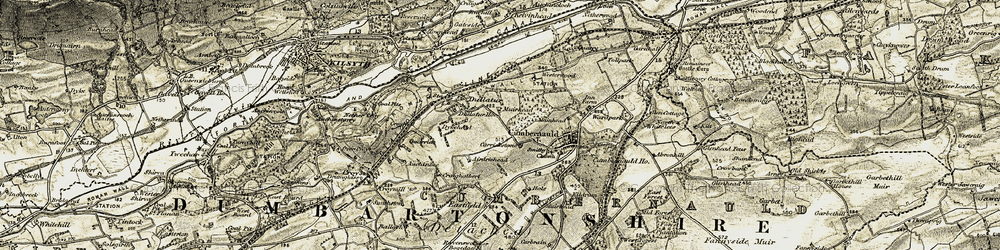 Old map of Westerwood in 1904-1907
