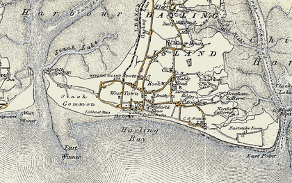 Old map of Westfield in 1897-1899