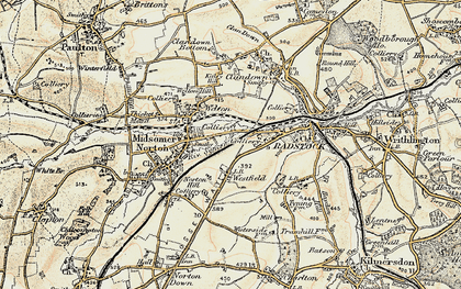 Old map of Westfield in 1899