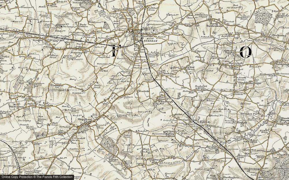 Old Map of Westfield, 1901-1902 in 1901-1902