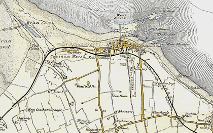 Old map of Westfield in 1903-1904