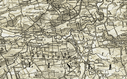 Old map of Bridgehouse in 1904