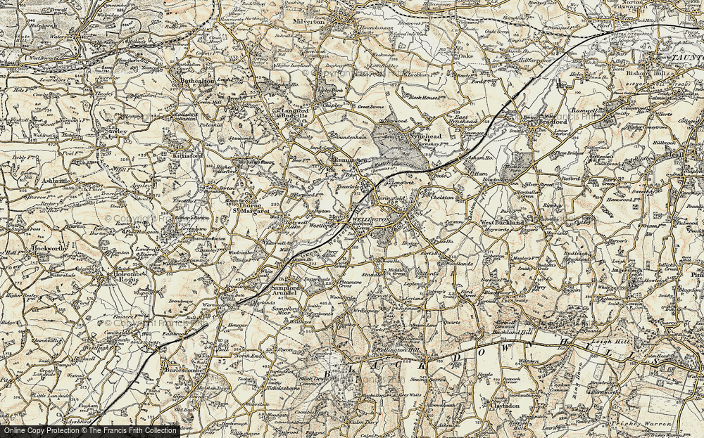 Old Map of Westford, 1898-1900 in 1898-1900