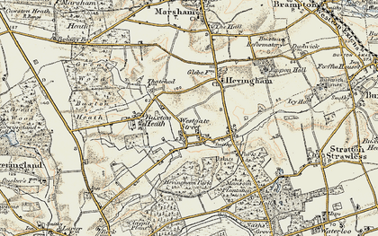 Old map of Westgate Street in 1901-1902