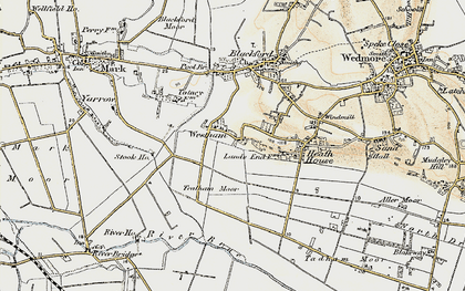 Old map of Westham in 1899-1900