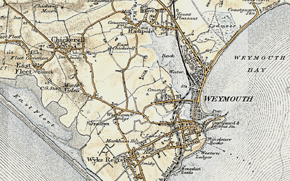 Old map of Westham in 1899