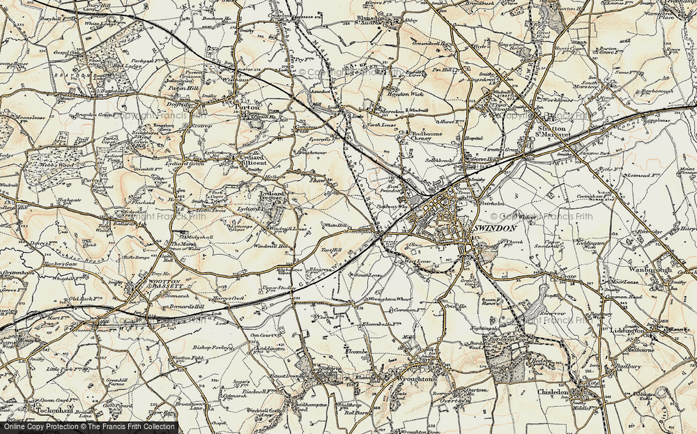 Old Map of Westlea, 1897-1899 in 1897-1899