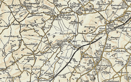 Old map of Westleigh in 1898-1900