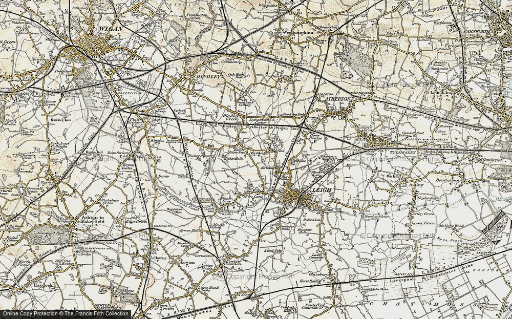 Old Map of Westleigh, 1903 in 1903