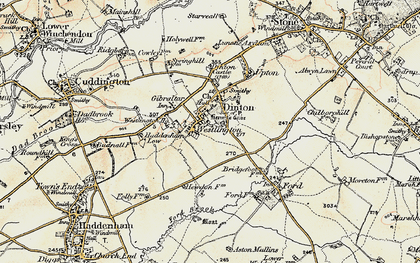 Old map of Westlington in 1898