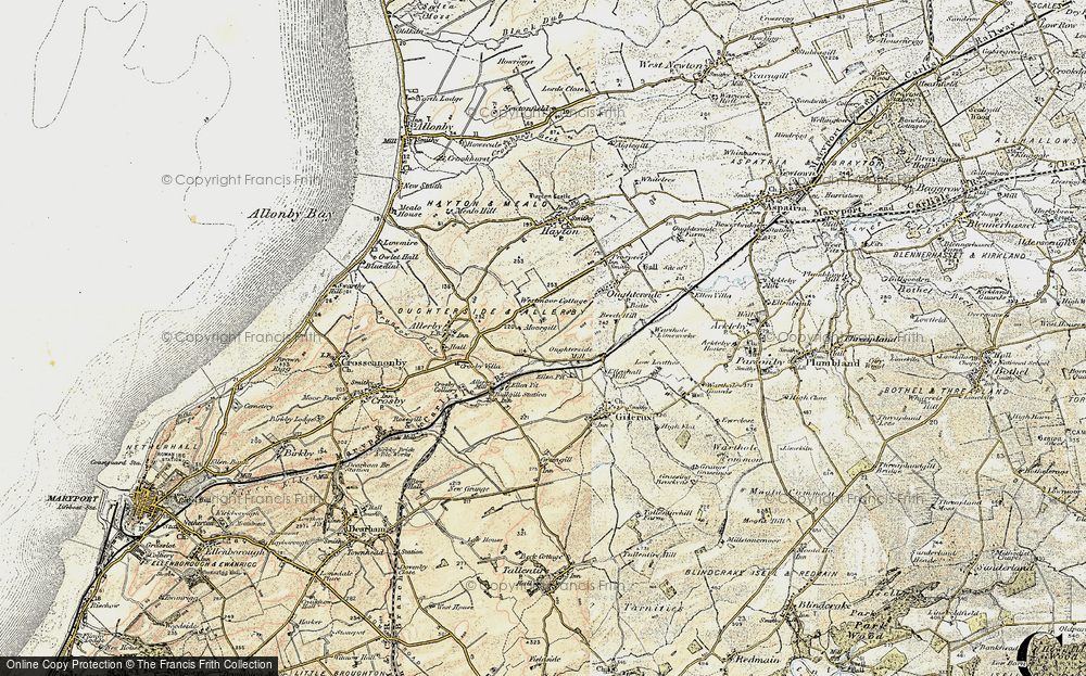 Old Map of Westmoor End, 1901-1904 in 1901-1904