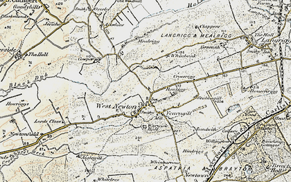 Old map of Westnewton in 1901-1904
