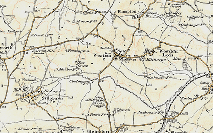 Old map of Allithorne Wood in 1898-1901