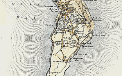 Old map of Blacknor in 1899