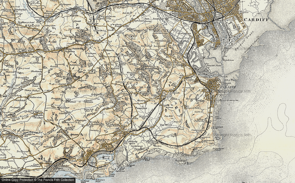 Old Map of Westra, 1899-1900 in 1899-1900