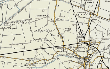 Old map of Westry in 1901-1902