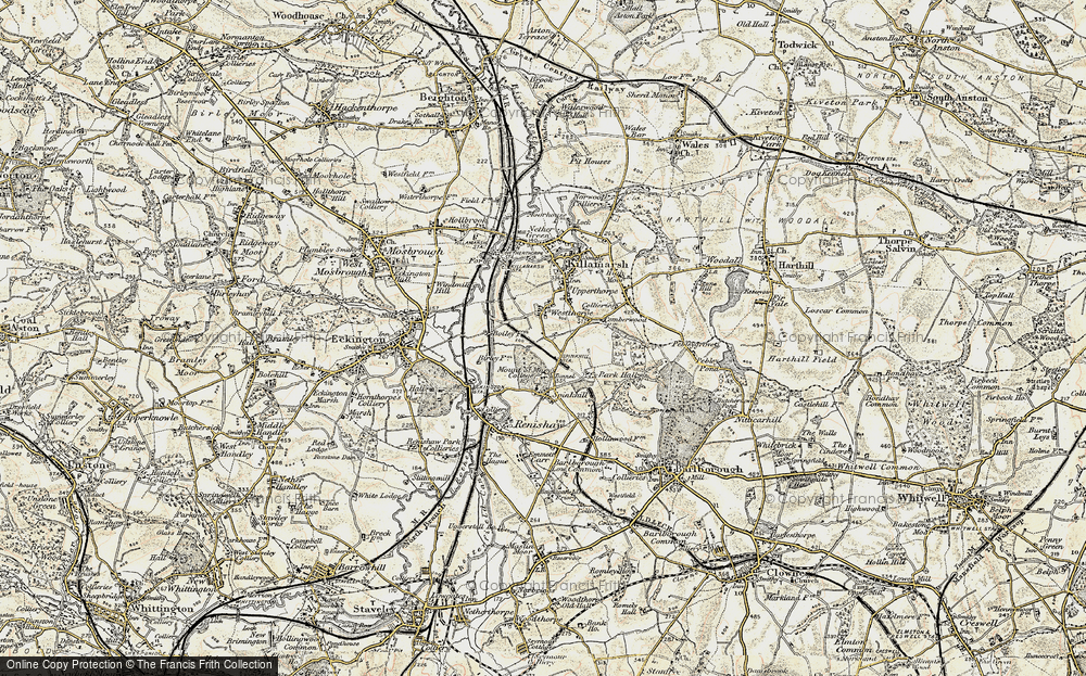 Old Map of Westthorpe, 1902-1903 in 1902-1903