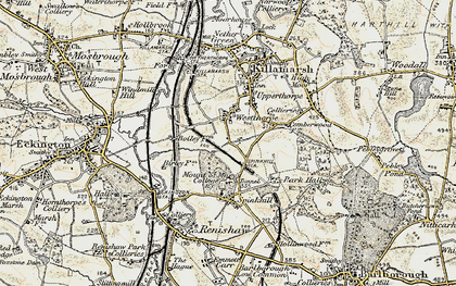 Old map of Westthorpe in 1902-1903