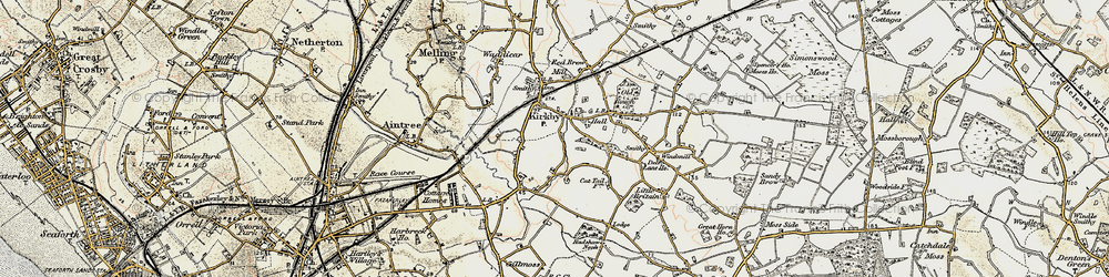 Old map of Westvale in 1902-1903