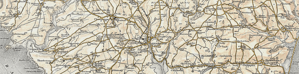 Old map of Westville in 1899