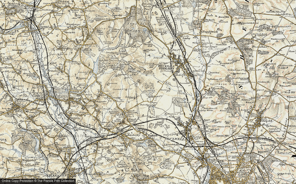 Old Map of Westville, 1902 in 1902