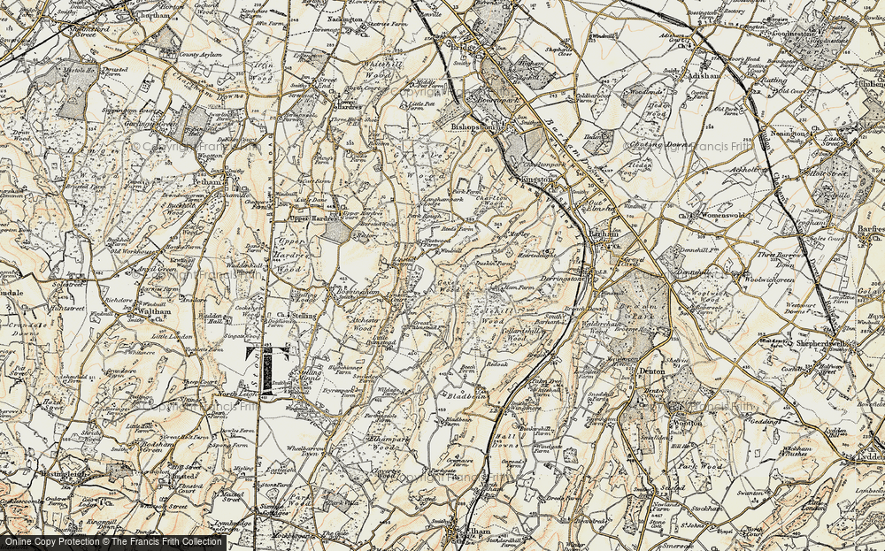 Old Map of Westwood, 1898-1899 in 1898-1899