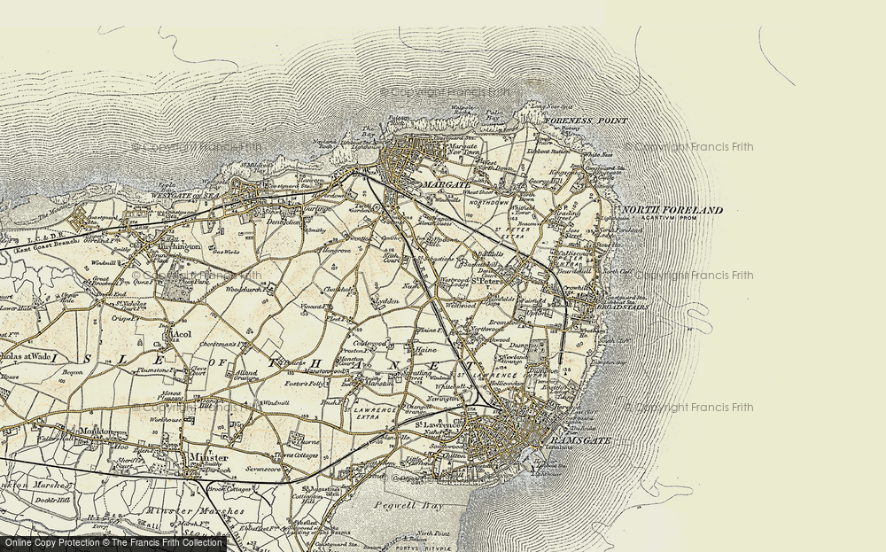 Old Map of Westwood, 1898-1899 in 1898-1899