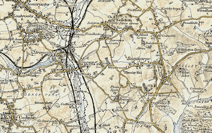 Old map of Westwood in 1902