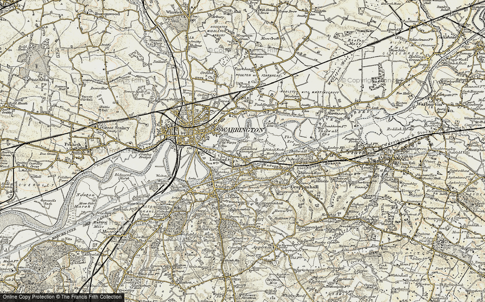 Old Map of Westy, 1903 in 1903
