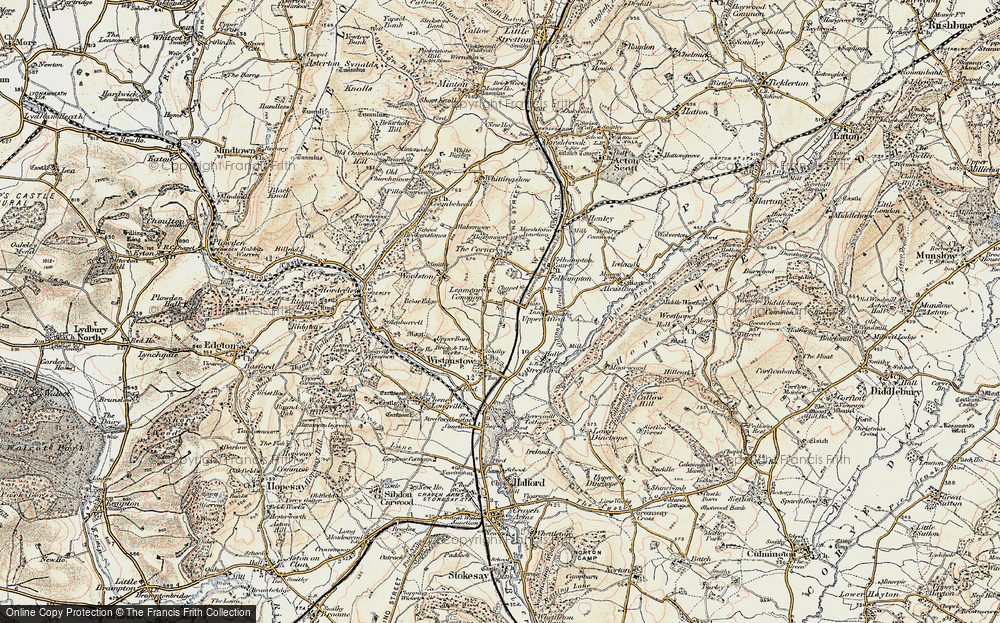 Old Map of Wettles, 1902-1903 in 1902-1903