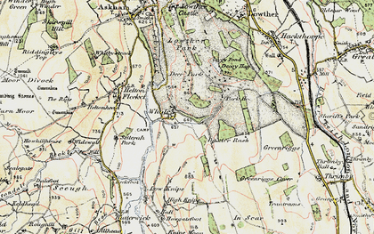 Old map of Whalemoor in 1901-1904