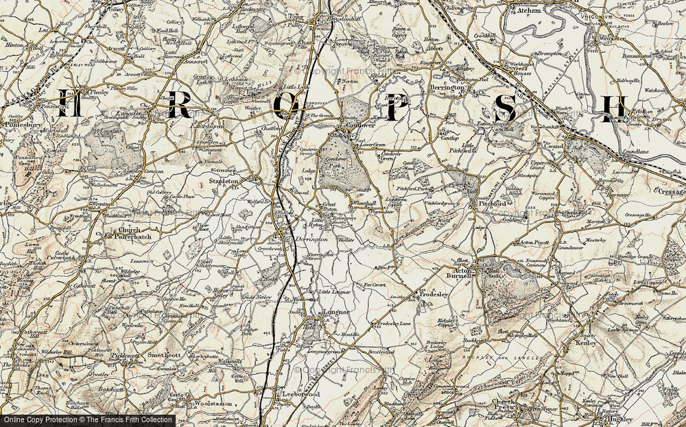 Old Map of Wheathall, 1902 in 1902