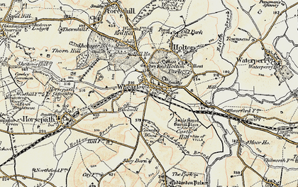 Old map of Wheatley in 1897-1899