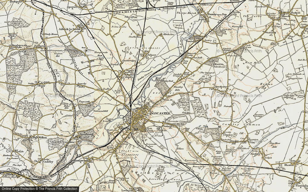 Old Map of Wheatley, 1903 in 1903