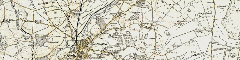Old map of Wheatley Hills in 1903
