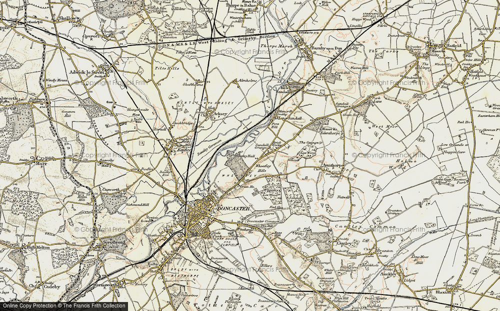 Old Map of Wheatley Park, 1903 in 1903