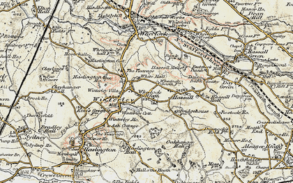 Old map of Wheelock Heath in 1902-1903
