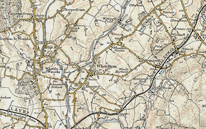 Old map of Wheelton in 1903