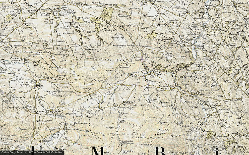 Old Map of Whelpo, 1901-1904 in 1901-1904