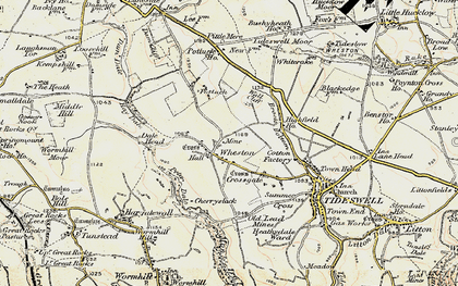 Old map of Wheston in 1902-1903