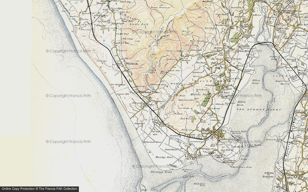 Old Map of Whicham, 1903-1904 in 1903-1904