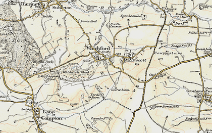 Old map of Yerdley Coppice in 1898-1901
