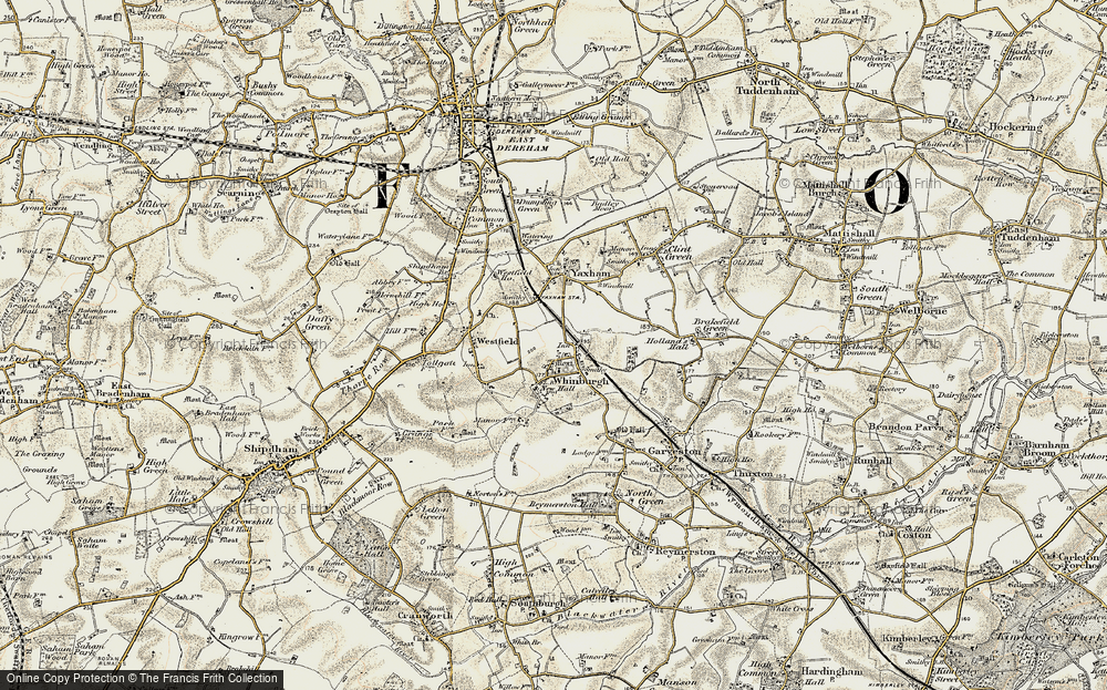 Old Map of Whinburgh, 1901-1902 in 1901-1902