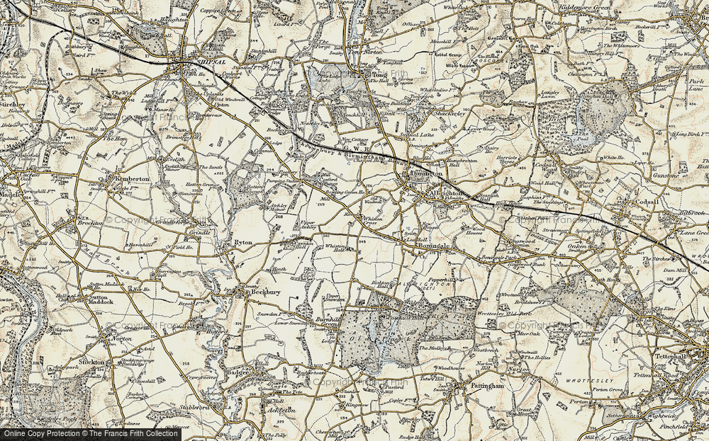 Whiston Cross, 1902