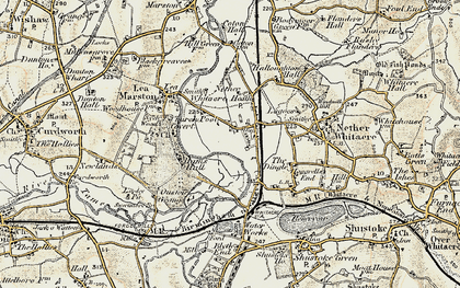 Old map of Whitacre Heath in 1901-1902